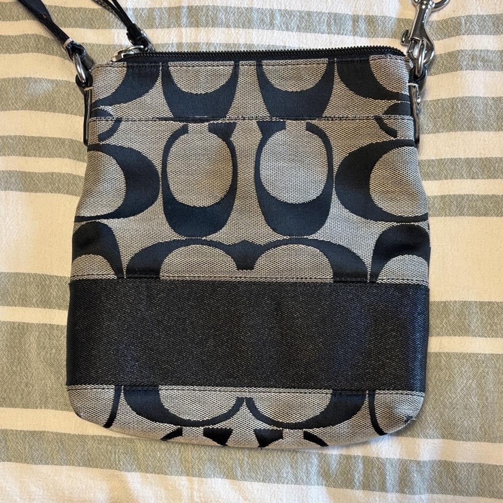 Coach Black and Gray Crossbody Bag - Picture 5 of 5